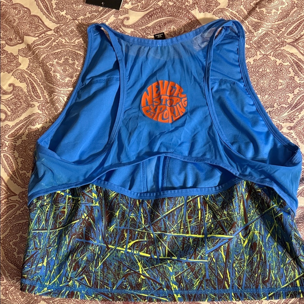 The North Face Blue and Yellow Tank Top​ - Picture 4 of 9